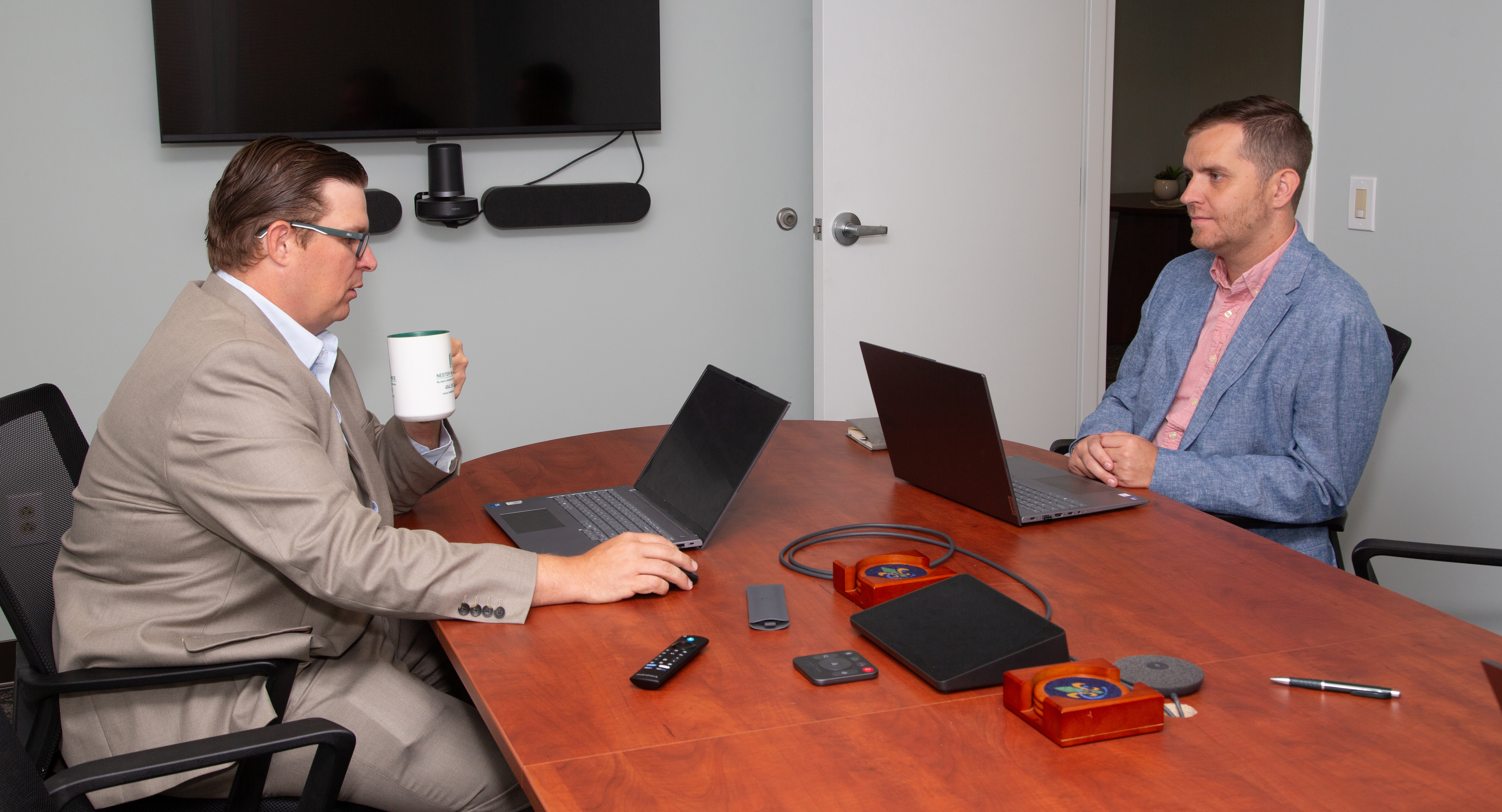 Nester Insurance advisor guiding a client through compliance requirements